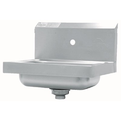 Stainless Steel Hand Sink With Single Splash Faucet Hole