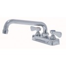 Stainless Steel Deck Mounted Faucet With 8" Swing Spout