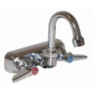 Stainless Steel Splash Mounted Heavy Duty Gooseneck Faucet