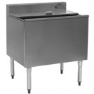 Stainless Steel Underbar Ice Chest Unit