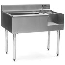 Stainless Steel One Compartment Underbar Sink With Blender Module And Ice Chest